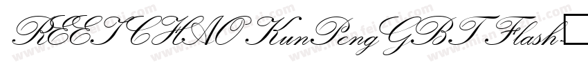 REEI CHAO KunPengGBT Flash字体转换
